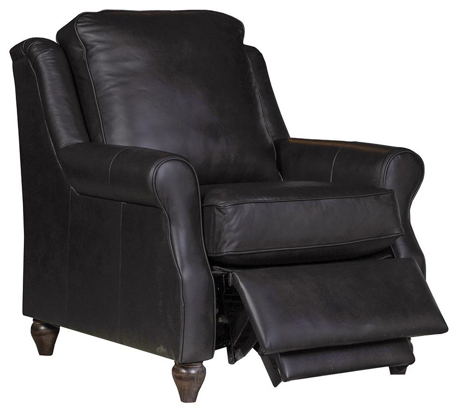 Bassett Custom Upholstery Leather Reclining Chair Williams & Kay
